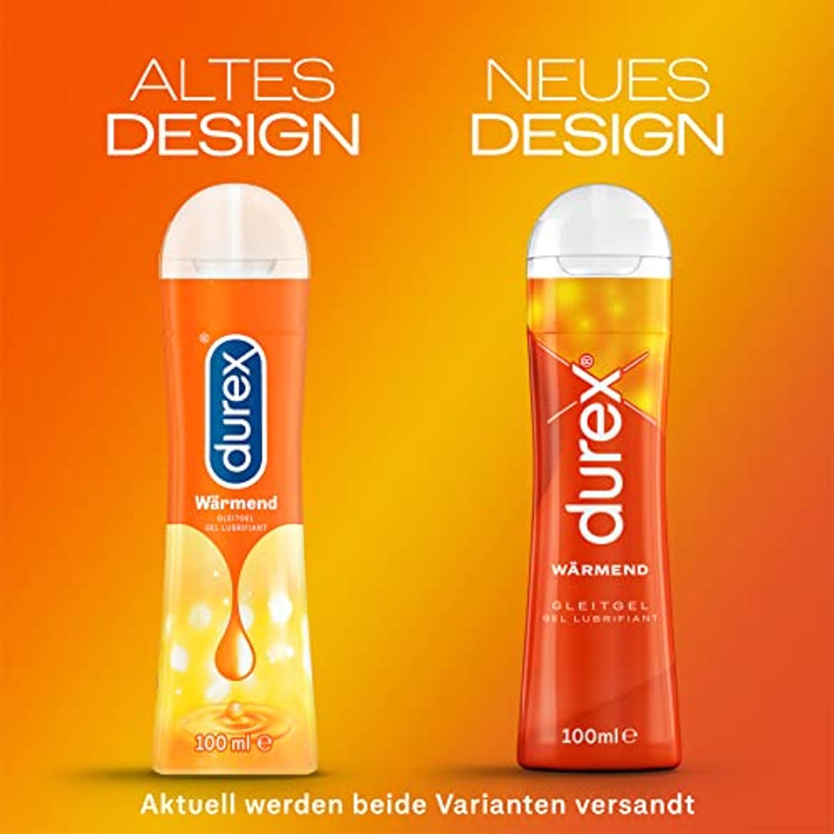 Durex Verwarmend glijmiddel 6 x 100 ml - Voordeelverpakking