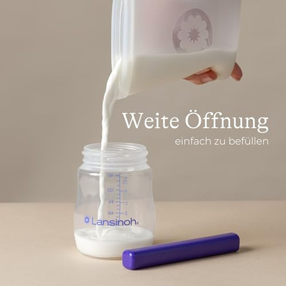 Lansinoh moedermelkflessen 160 ml, 4 stuks – Lansinoh