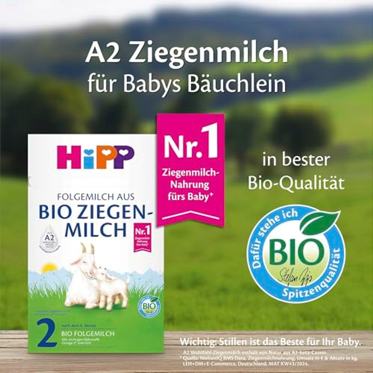 HiPP 2 opvolgmelk biologische geitenmelk 5 x 400 g – HiPP