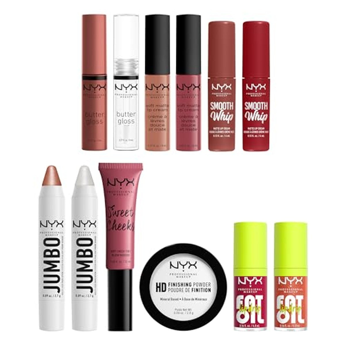 NYX Professional Makeup Home Alone Falling Presents Makeup Box, 12 stuks – NYX PROFESSIONAL MAKEUP