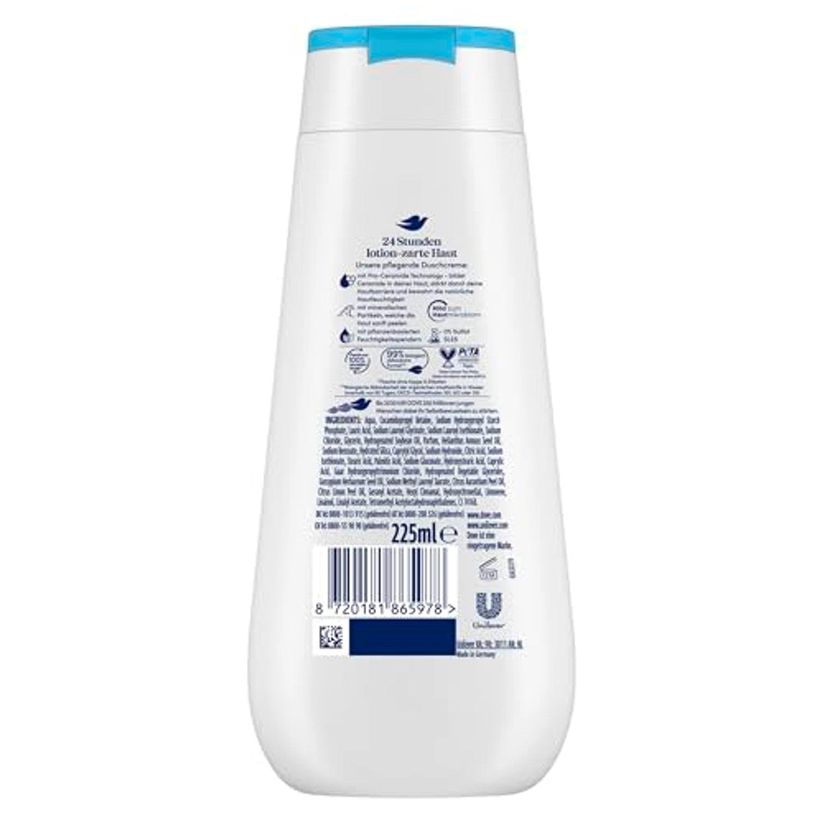 Dove Advanced Care Douchecrème Milde Peeling & Verzorging 12 x 225 ml – Dove