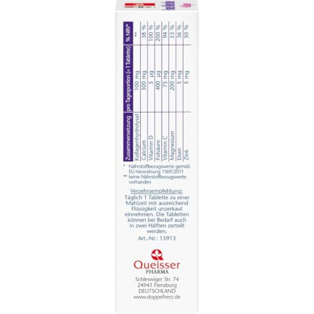 Doppelherz Vrouwen Mineralen + Collageen 30 Tabletten - 6-pack