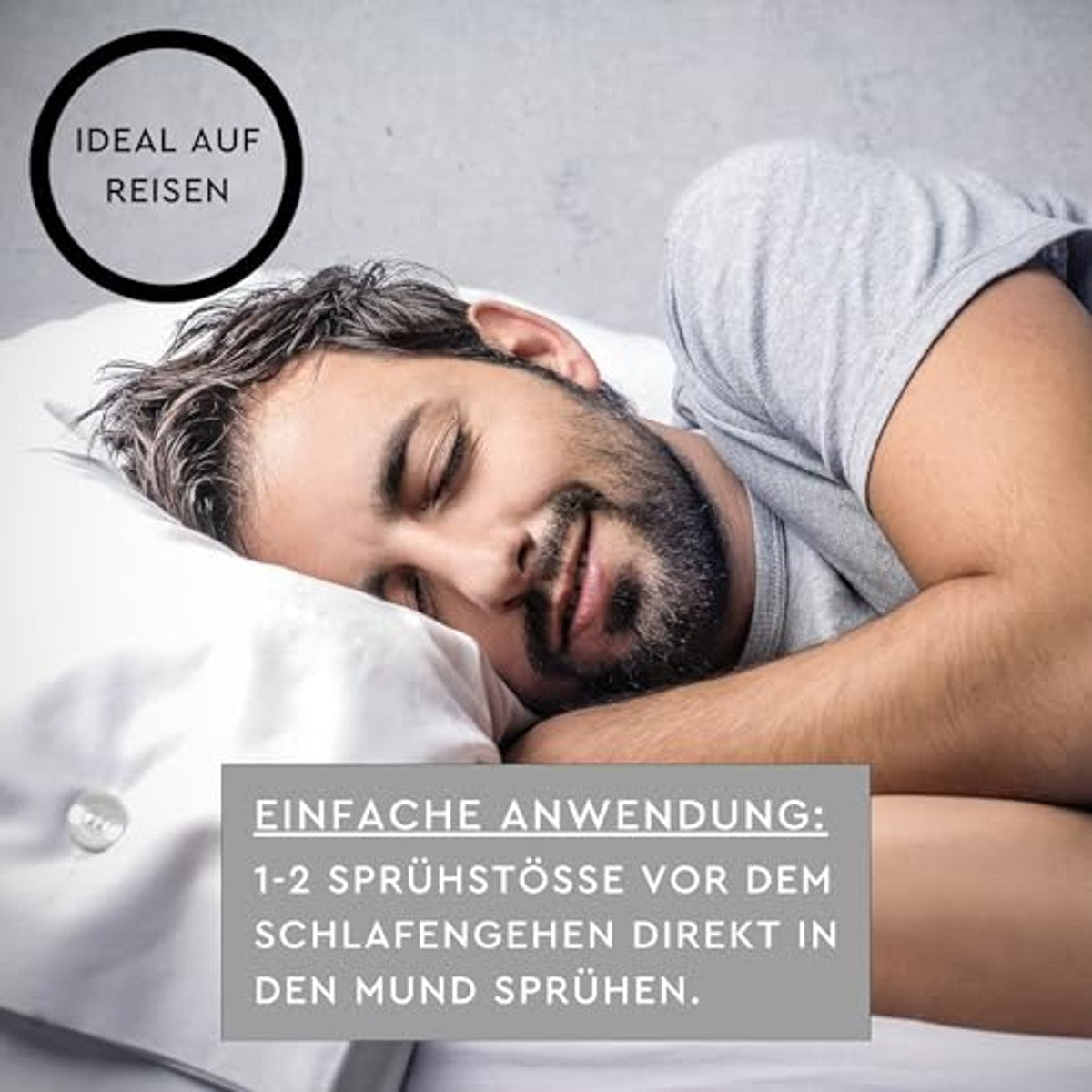 SUNLIFE Melatoninespray, hoge dosis, veganistische slaapspray voor volwassenen, snel in slaap vallen en beter slapen, effectieve inslaaphulp tegen jetlag, efficiënt met 200 spuiten – Sunlife
