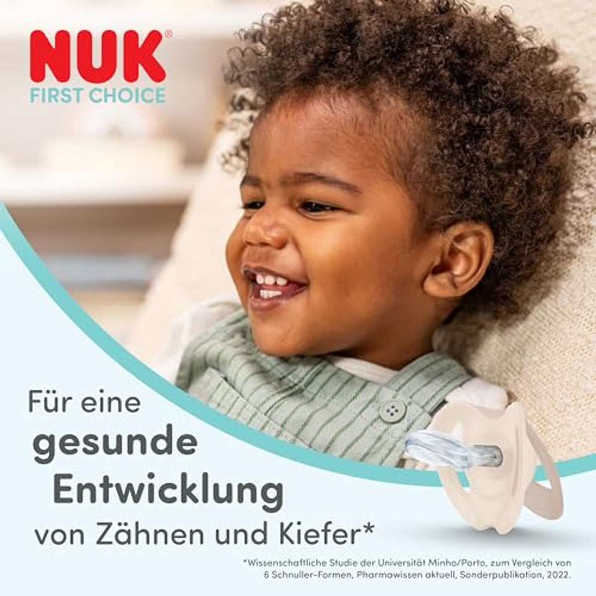NUK First Choice Night Baby fopspeen 18-36 maanden, 2 stuks – NUK