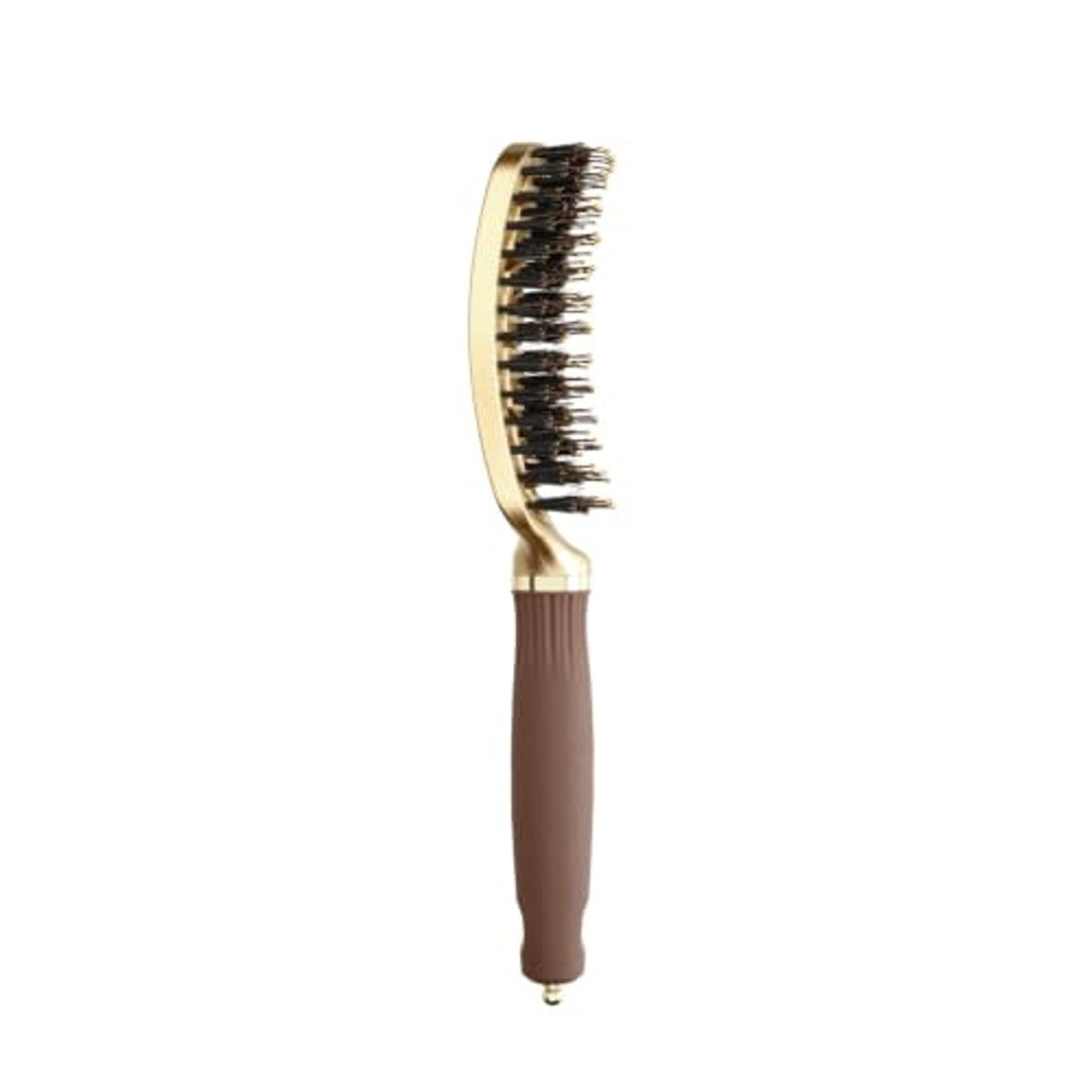 Olivia Garden Expert Care Flex Borstel, Wildzwijnhaar en Nylon, Goud & Bruin - 6-pack