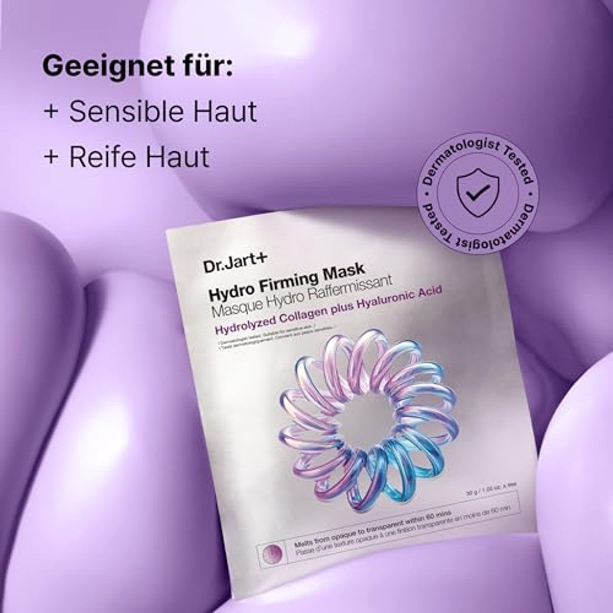 Dr. Jart+ Hydro Verstevigend Koreaans Gezichtsmasker - 3-pack – foto 4