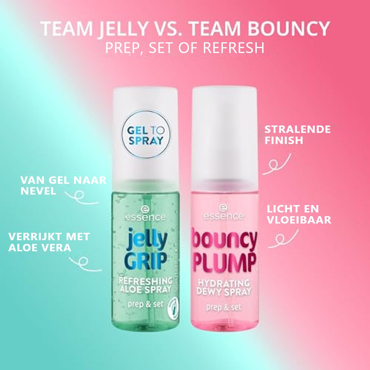essence Bouncy Plump Hydrating Dewy Spray fixeerspray - 3-pack – foto 4