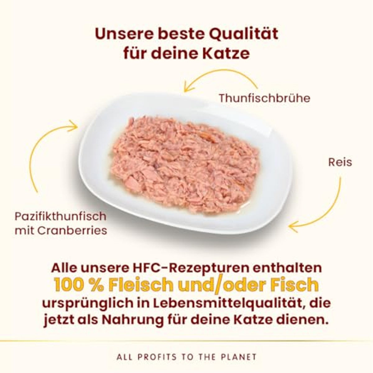 Almo Nature HFC Urinary Help Natvoer voor katten, ondersteuning voor de urinewegen, Pacifische tonijn en veenbessen, Human Grade, monoproteïne, glutenvrij, 24 x 50 g – almo nature