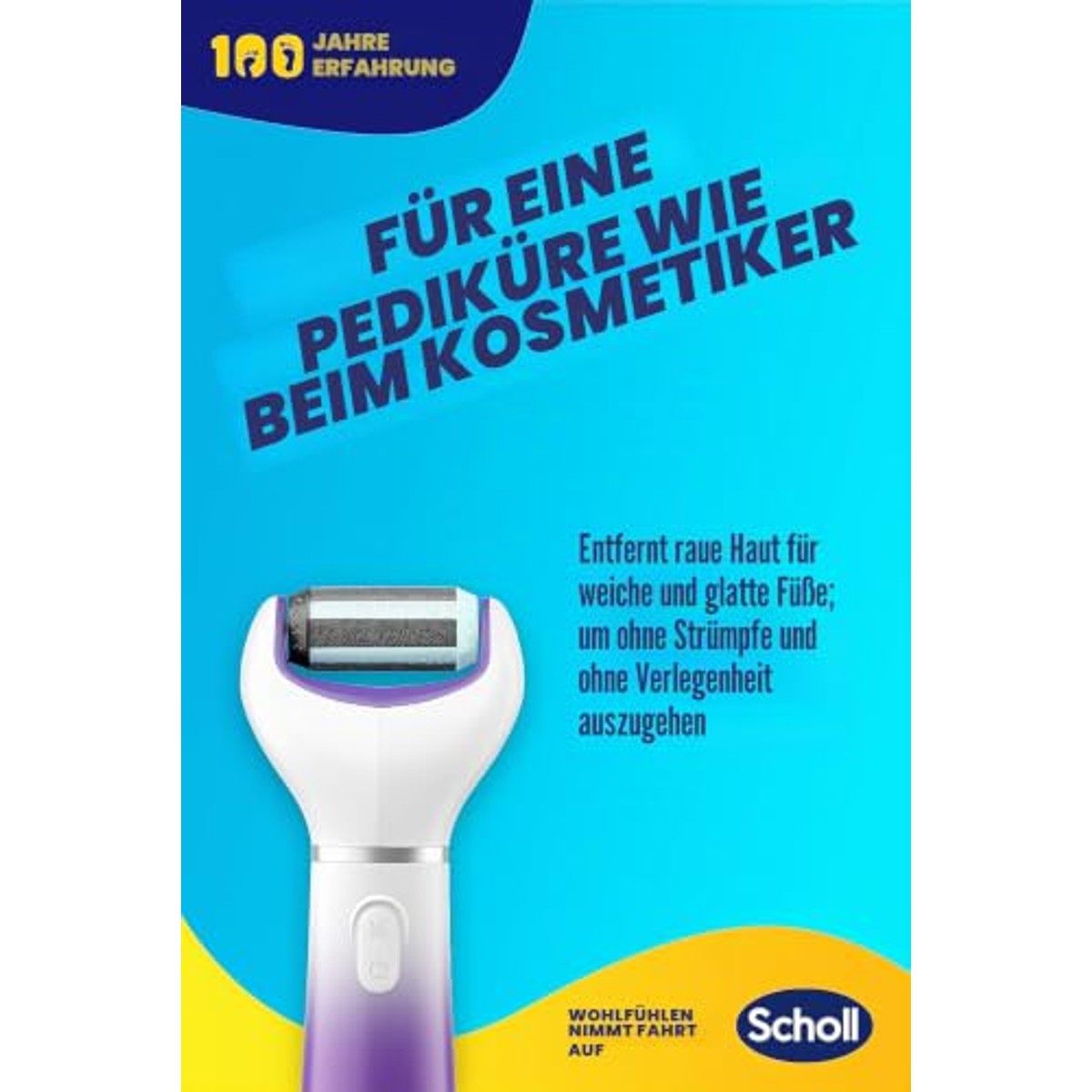 Dr. Scholl's Velvet 2-in-1 elektronisch pedicuresysteem - 6-pack