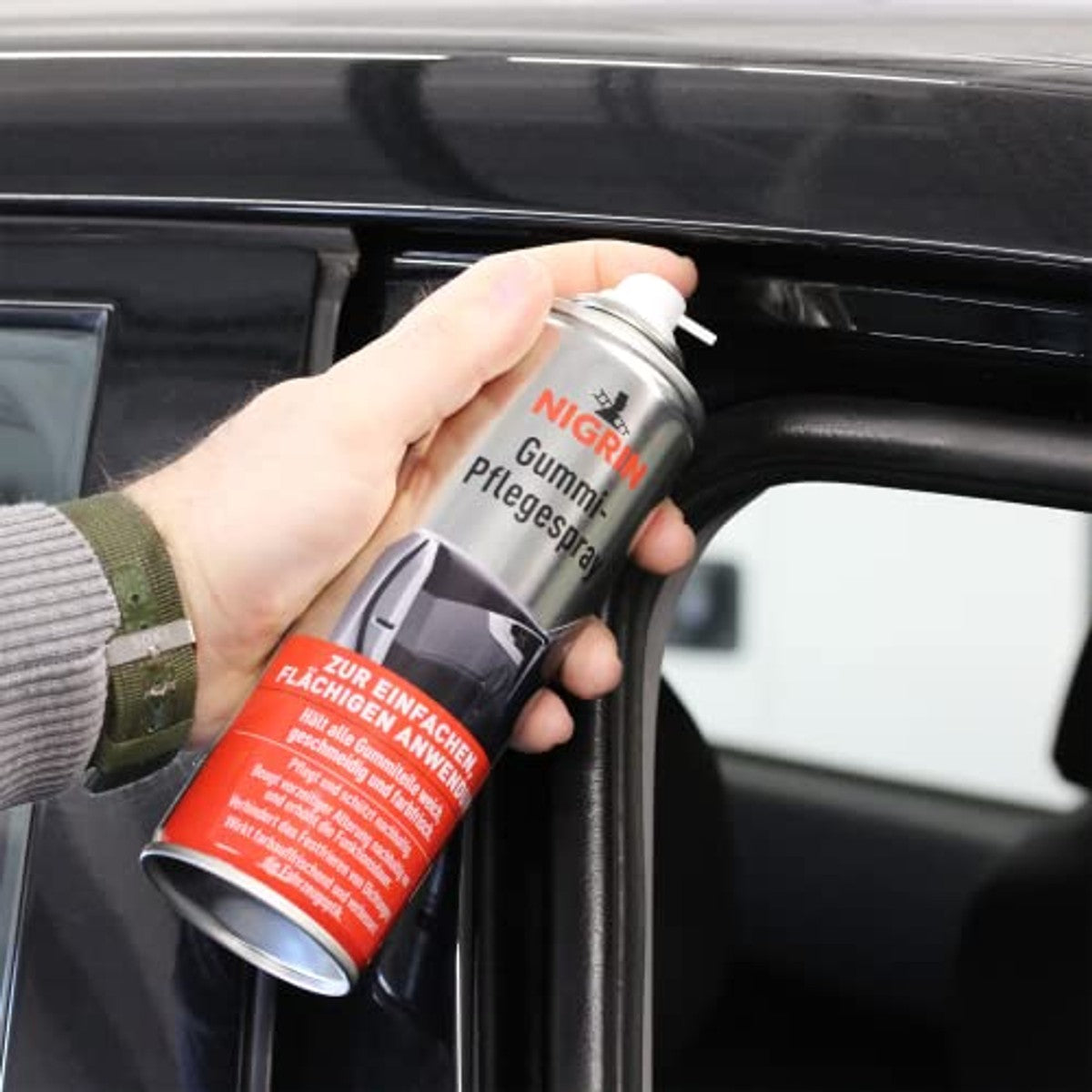 NIGRIN 74056 rubber-onderhoudsspray 3 x 300 ml - Voordeelverpakking