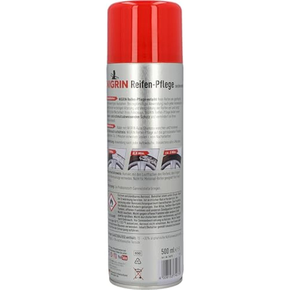 NIGRIN Bandenverzorging Schuimreiniger 3 x 500 ml - Voordeelverpakking