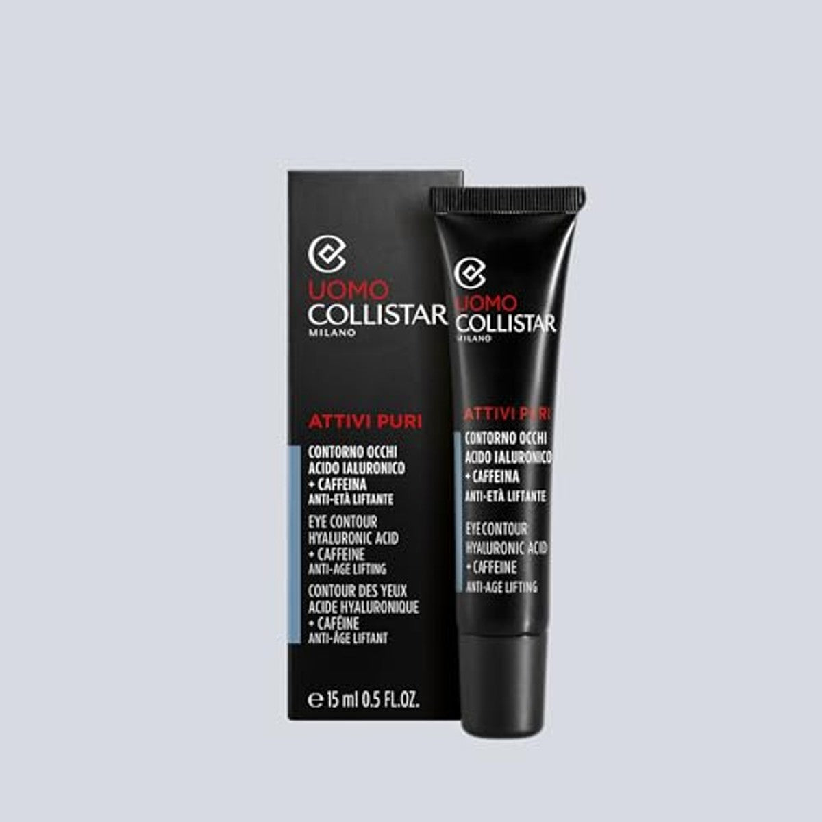 Collistar Attivi Puri Oogcontourverzorging voor Heren 15 ml - 3-pack