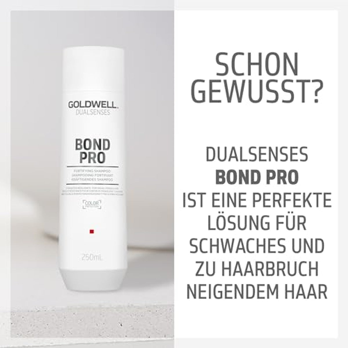 Goldwell Dualsenses Bond Pro Versterkende Shampoo voor Zwak en Kwetsbaar Haar - 3-pack