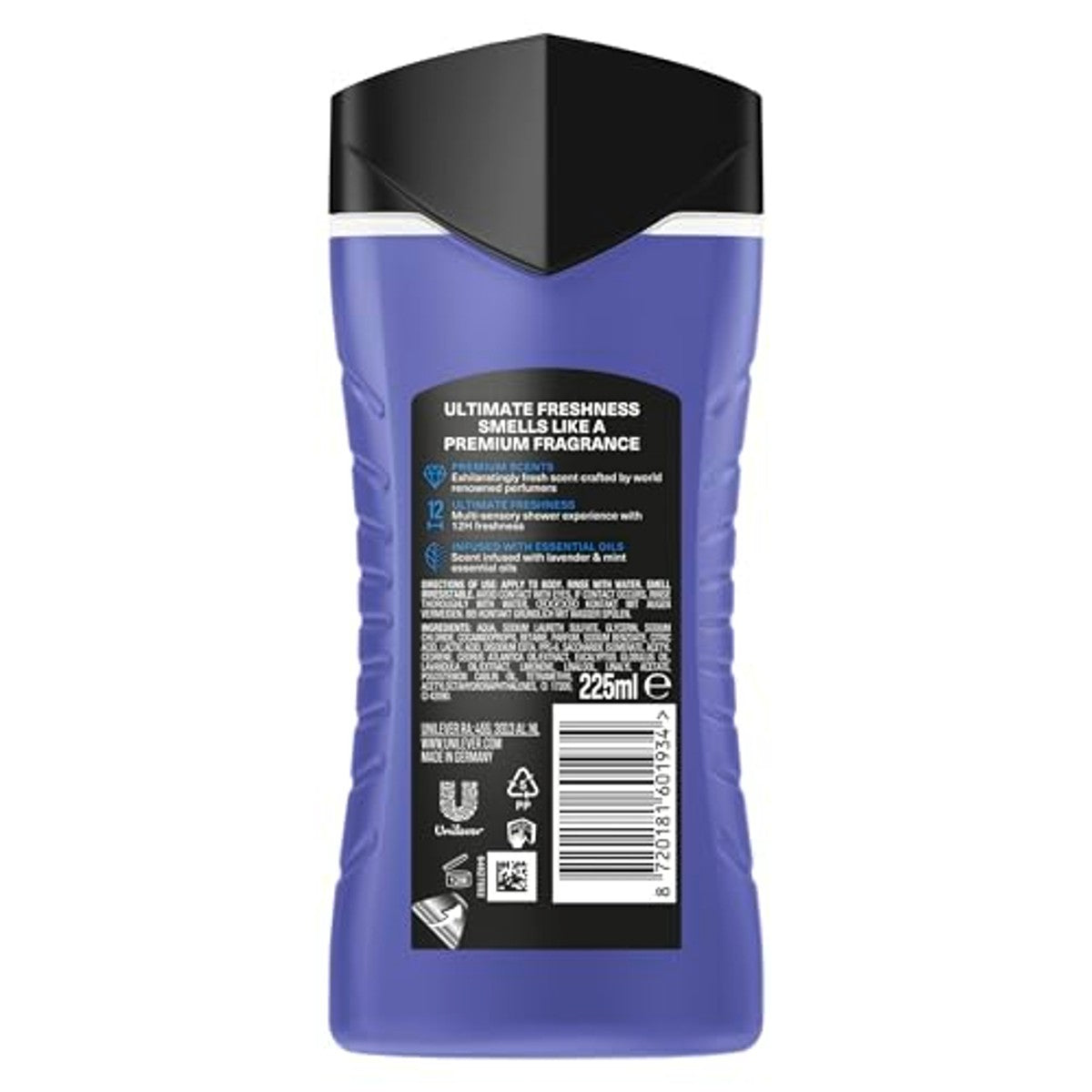 Axe Fine Fragrance Blue Lavender Premium Body Wash 6 x 225 ml - Voordeelverpakking