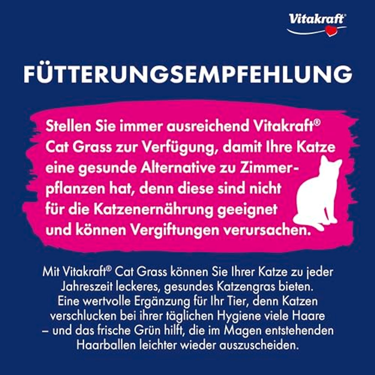 Vitakraft Cat Grass kattengras 1 x 120 g - 6-pack