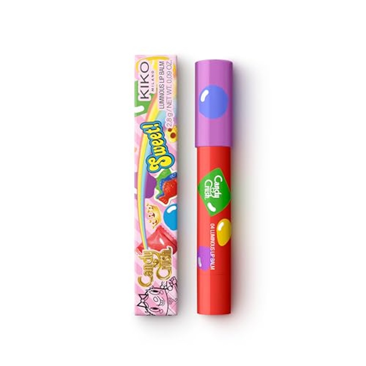 Kiko Milano Candy Crush Luminous Lip Balm Kleur 04 - 3-pack