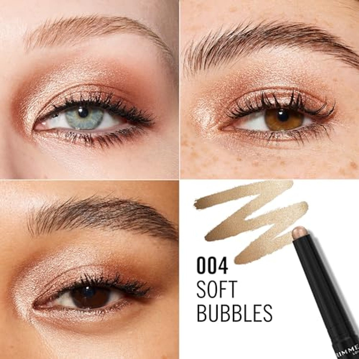 Rimmel London Wonder'Last 004 Soft Bubbles Oogschaduwstift 1,64 g - 6 stuks