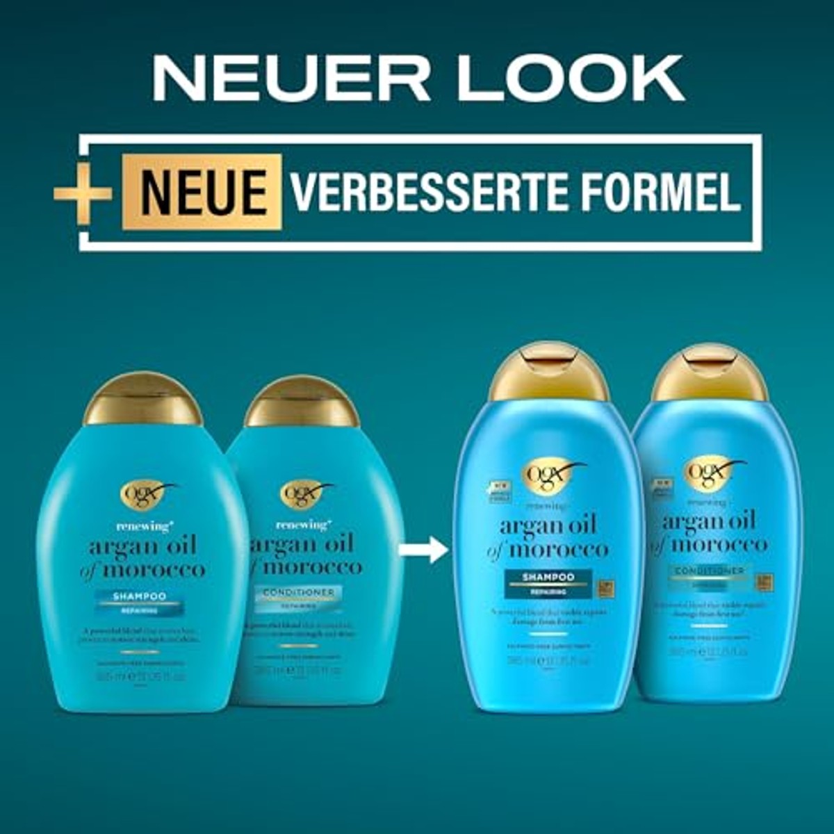 OGX Arganolie van Marokko Conditioner, 385 ml | Regenererende haarspoeling, herstelt beschadigd haar zichtbaar al na het eerste gebruik, spoeling met arganolie – OGX
