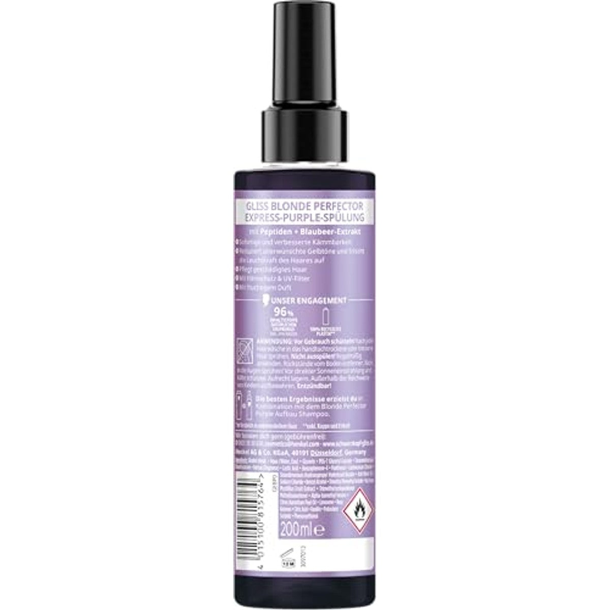 Gliss Blonde Perfector Express-Purple Conditioner 200 ml – Gliss
