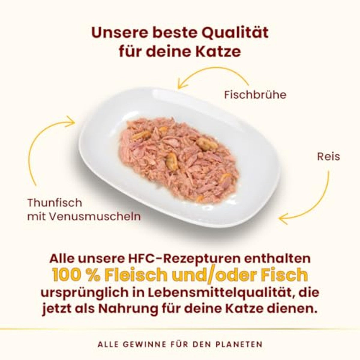 Almo Nature HFC Natural Kattenvoer nat - tonijn met venusschelpen 24-pack (24 x 70g) – almo nature