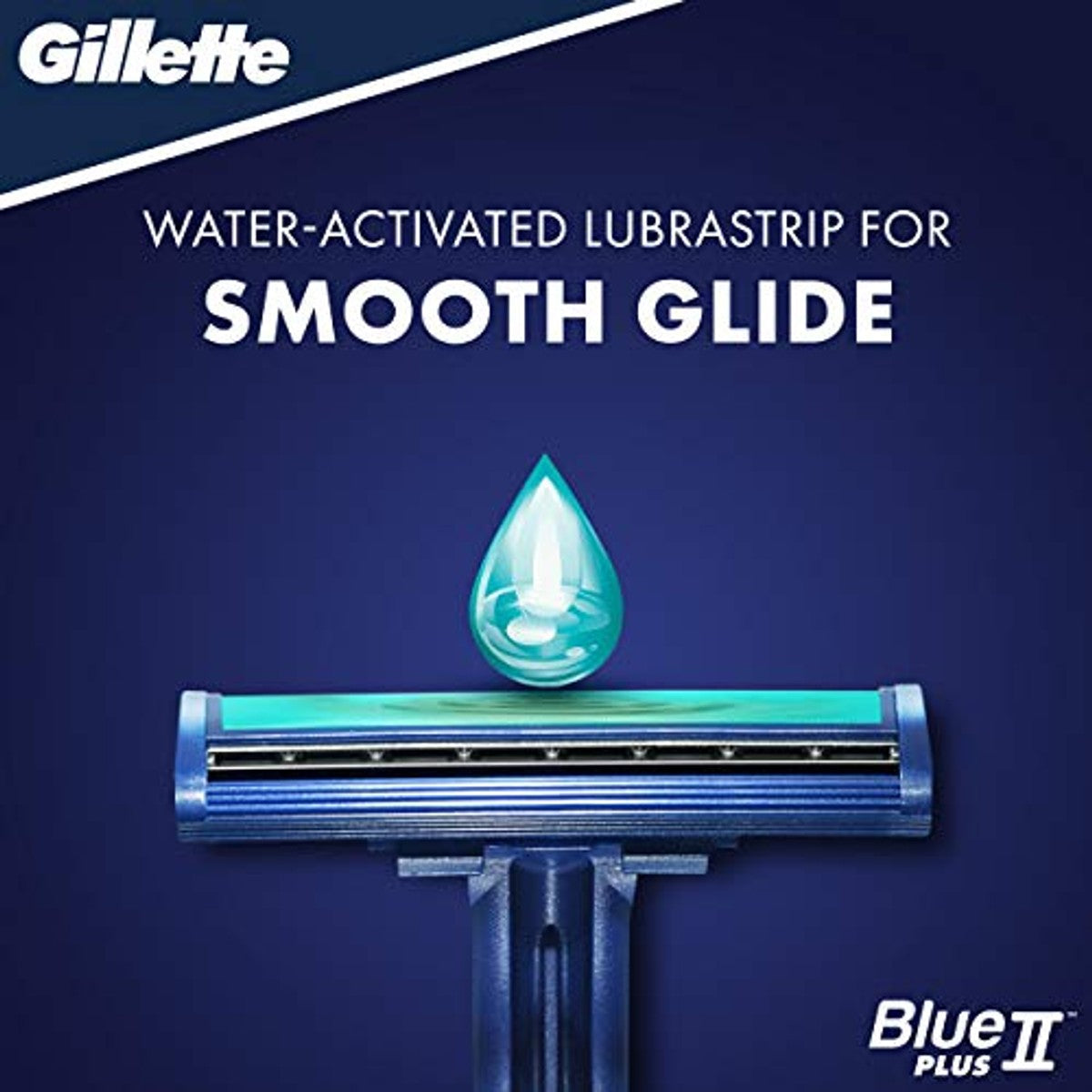 Gillette BlueII Plus Wegwerpmessen voor mannen 6 x 20 stuk - Voordeelverpakking