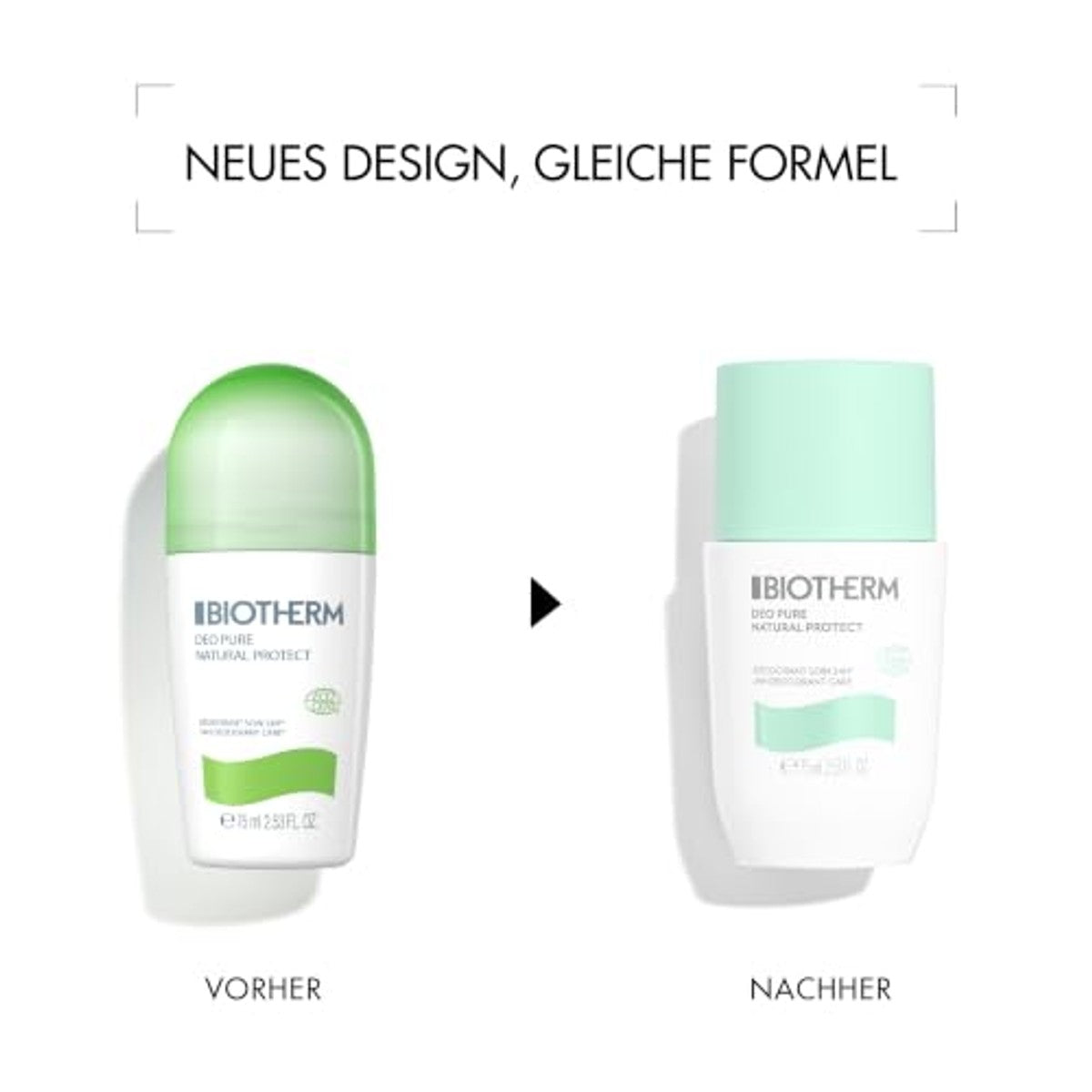 Biotherm Deo Pure Natural Protect Aluminiumvrije Deodorant 75 ml - 6-pack