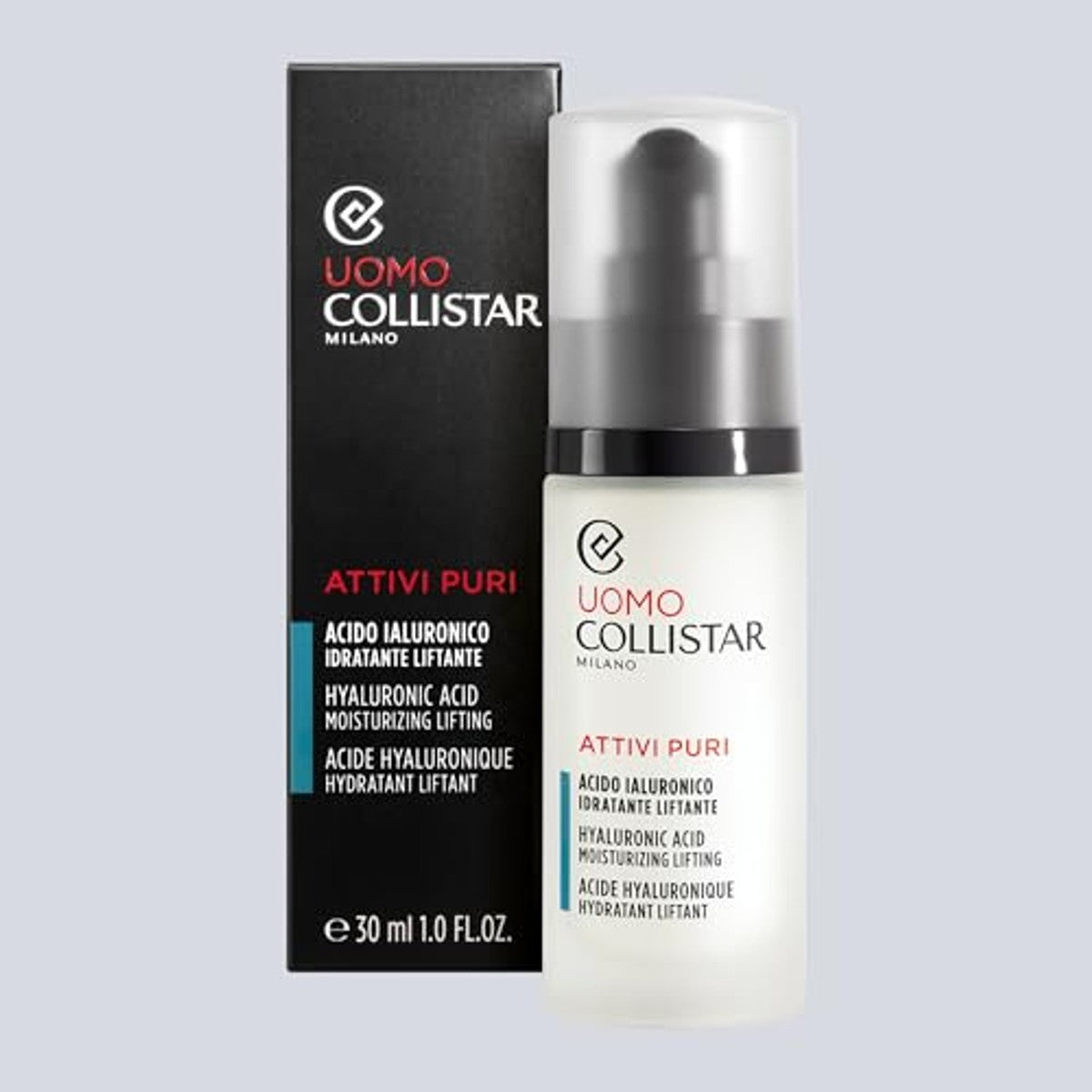Collistar Attivi Puri Hydraterend Anti-Rimpelserum voor Mannen 30 ml - 3-pack
