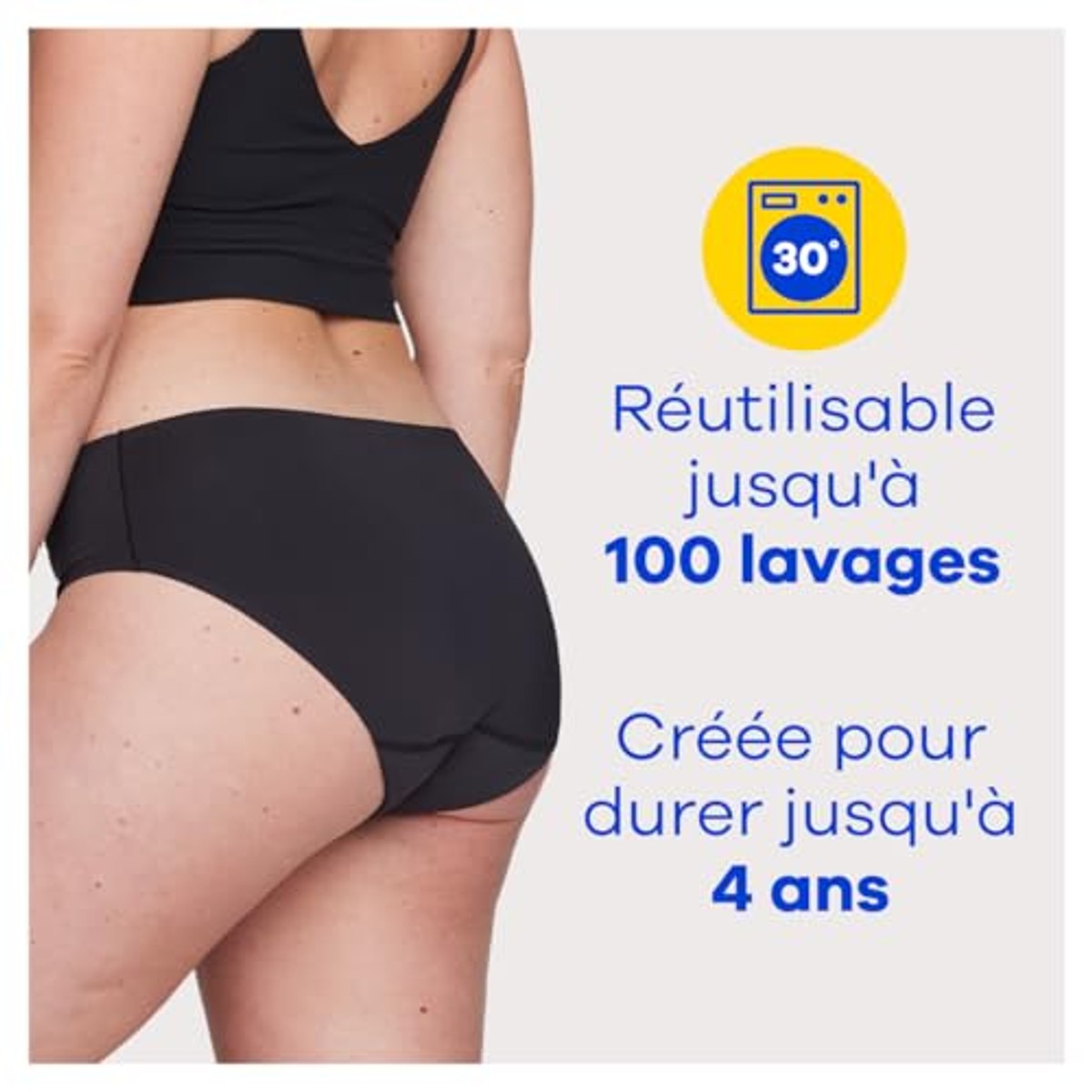 Always Menstruatiebroek Hipster XS 36-38 Zwart, 1 stuk – Always