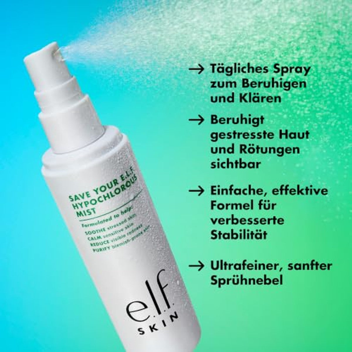 e.l.f. SKIN Save Your e.l.f. Hypochlorous Mist - 3 stuks