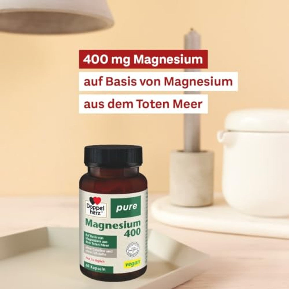 Doppelherz Zuiver Magnesium 400 - 60 capsules - 3-pack