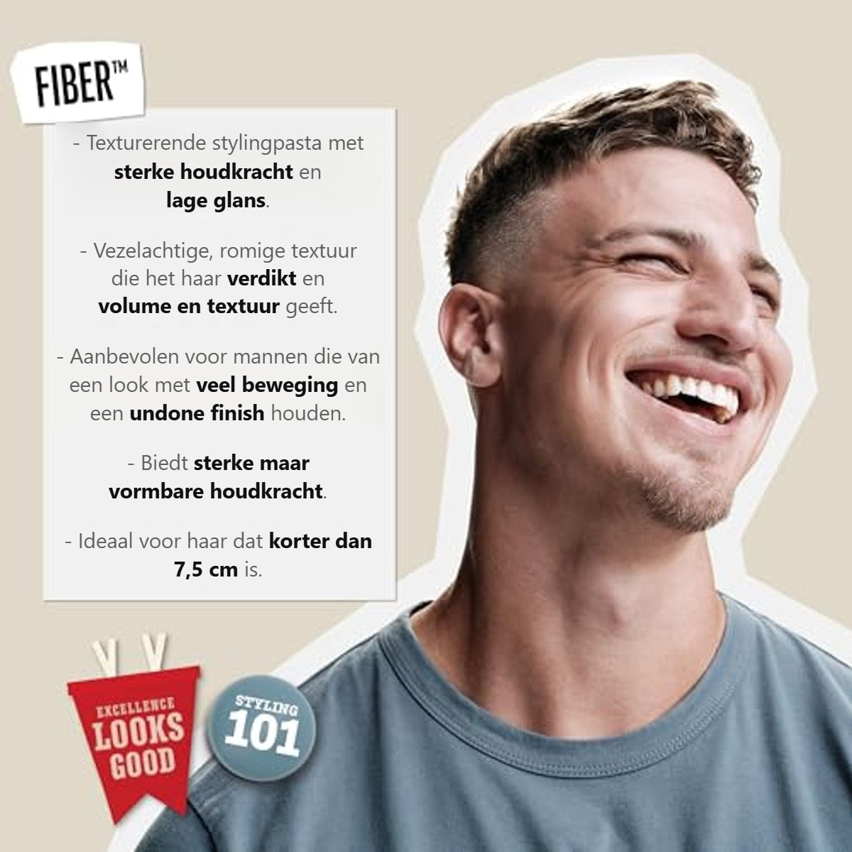 American Crew Fiber Haarwax voor Mannen 50 g - 3-pack – foto 4