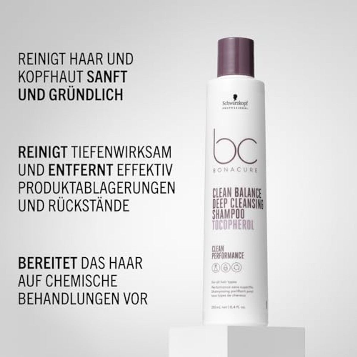 Schwarzkopf Professional BC Bonacure Clean Balance Shampoo 250 ml - 3 stuks