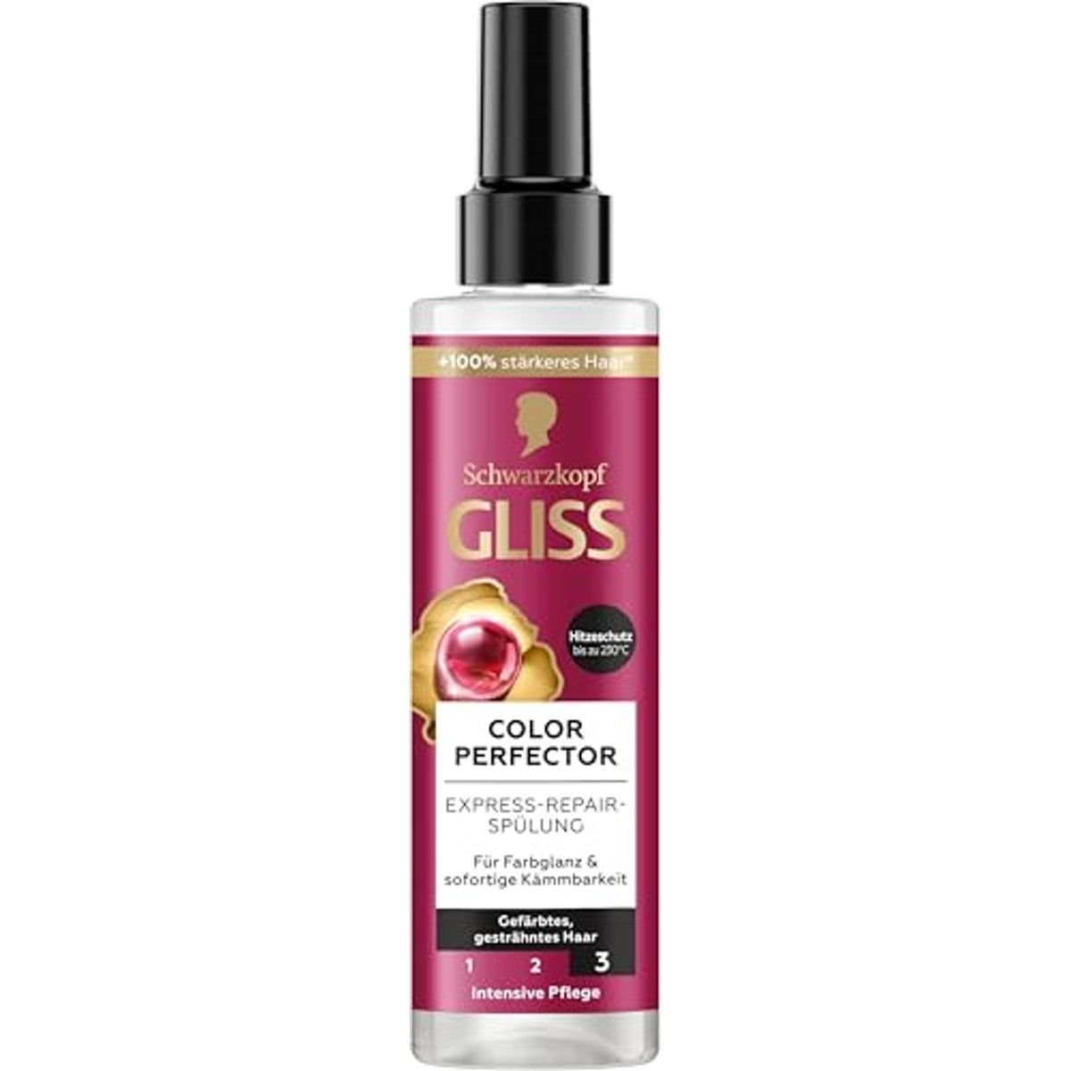 Gliss Kur Color Perfector Express-Repair-conditioner 3 x 200 ml - Voordeelverpakking