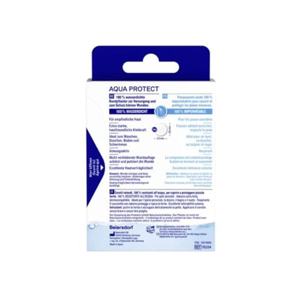 Hansaplast Aqua Protect ronde pleisters 24 stuks – Elastoplast