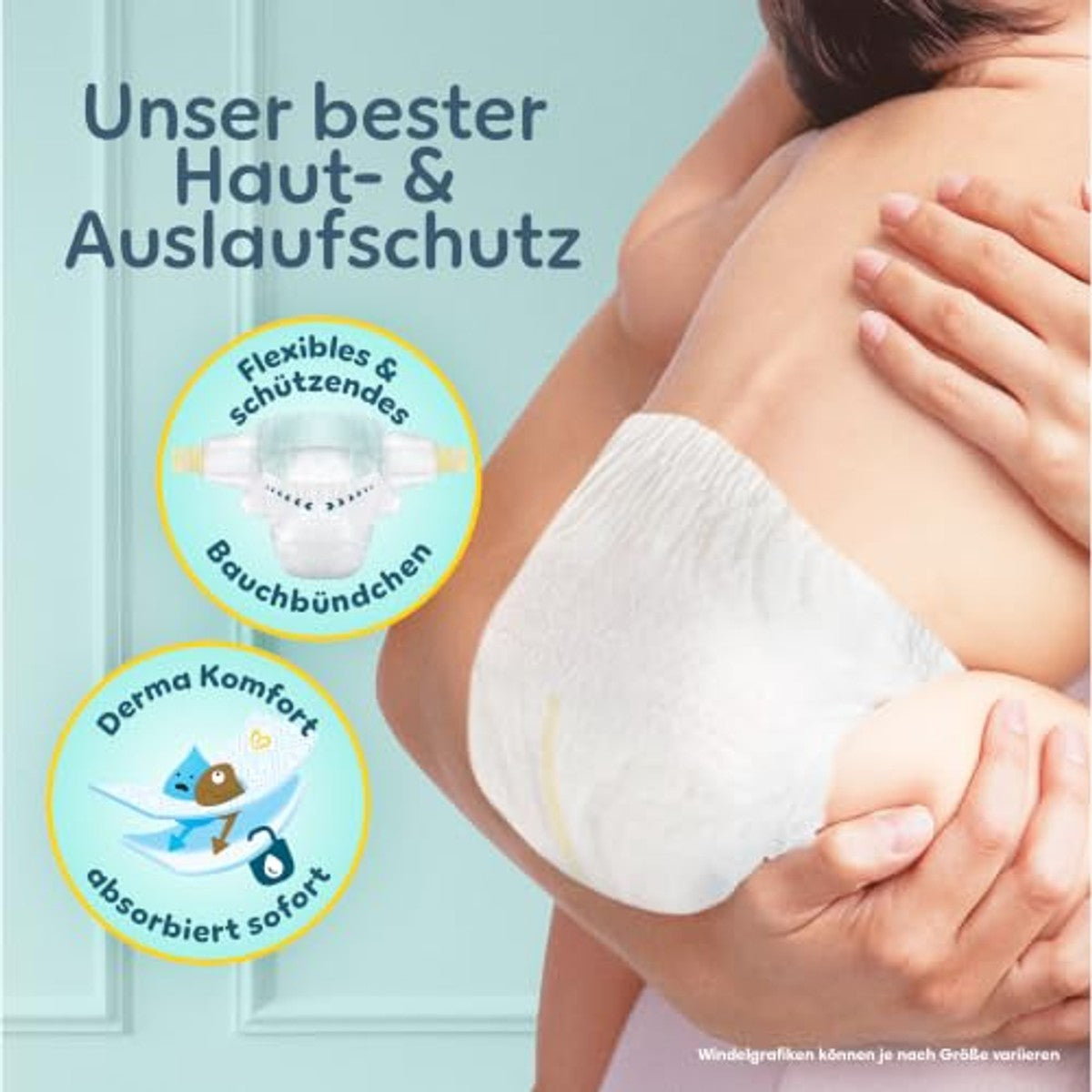 Pampers Premium Protection maat 1, 248 luiers - 5 kg 3 x 2 kg - Voordeelverpakking