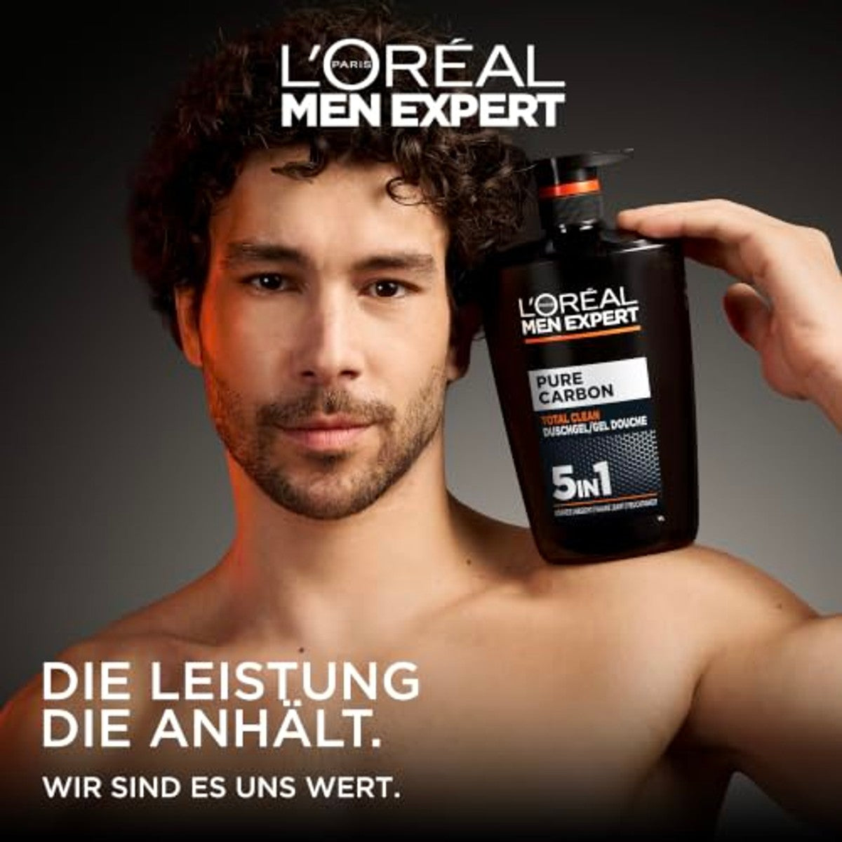 L'Oréal Paris Men Expert Pure Carbon douchegel 6 x 1000 ml - Voordeelverpakking