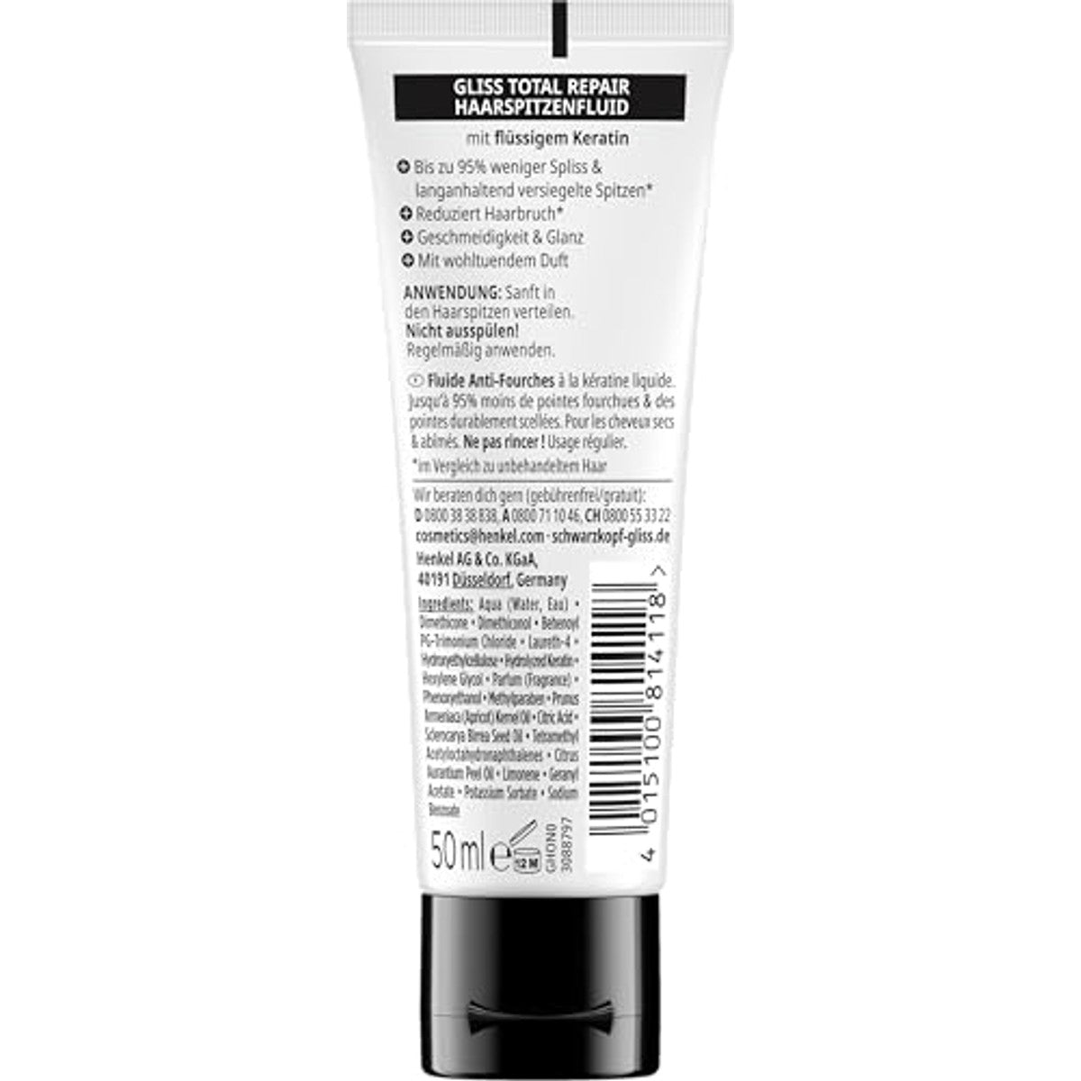 Gliss Total Repair Haarpuntvloeistof 50 ml – Gliss