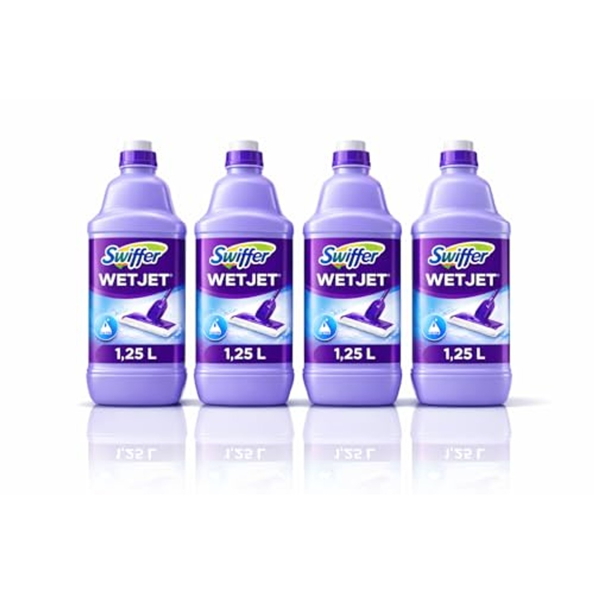 Swiffer Wetjet reinigingsoplossing 4 x 1,25 l – Swiffer