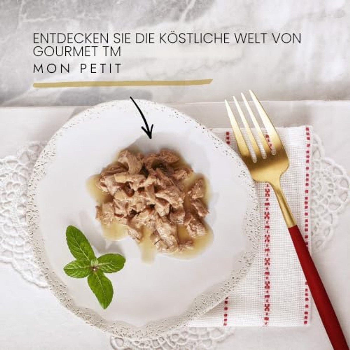 Purina Gourmet Mon Petit natvoer kattenvoer Sardine & Zalm 48 x 50 g - 6-pack