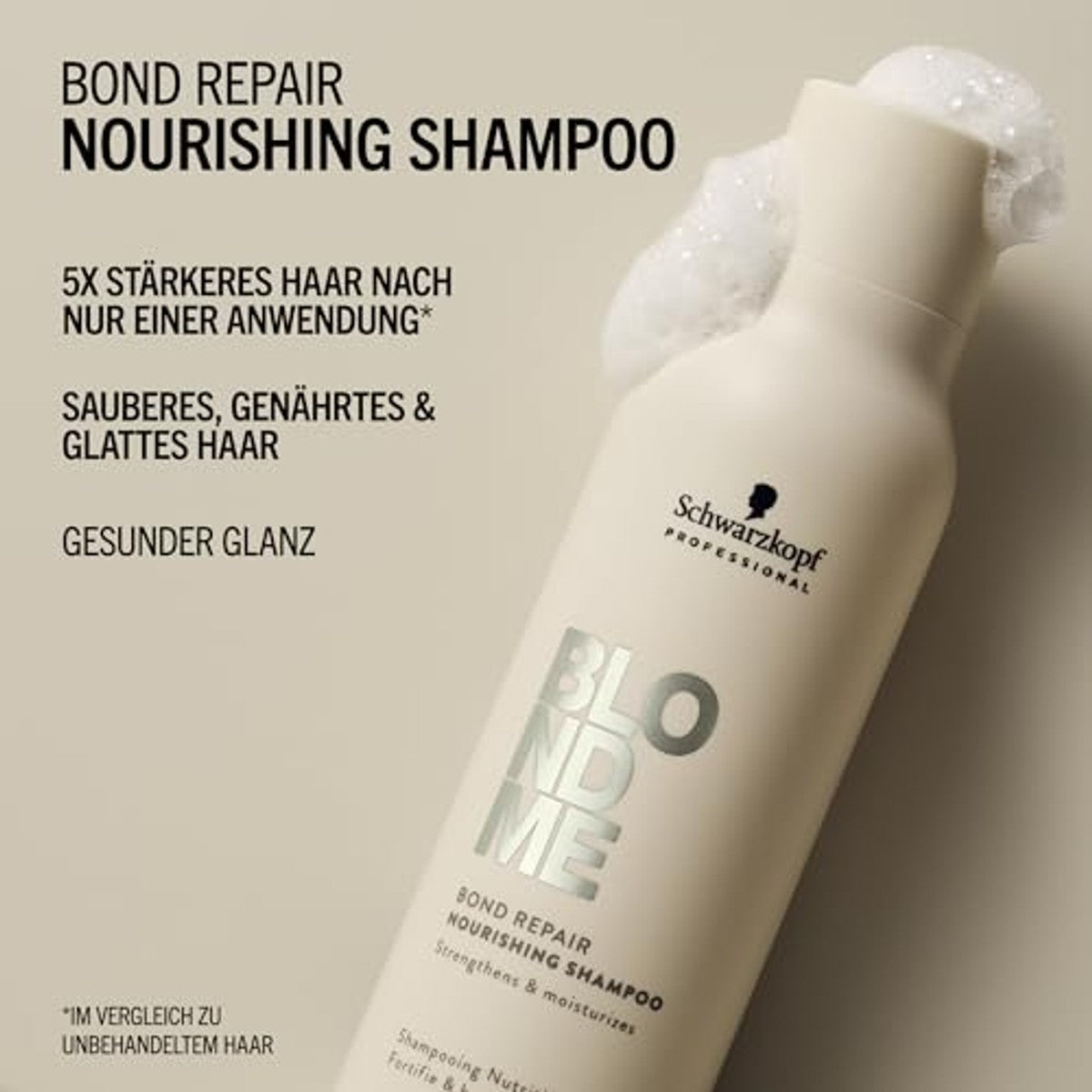 Nova Angel BlondMe Bond Repair Champú Nutritivo 300 ml - 6 stuks