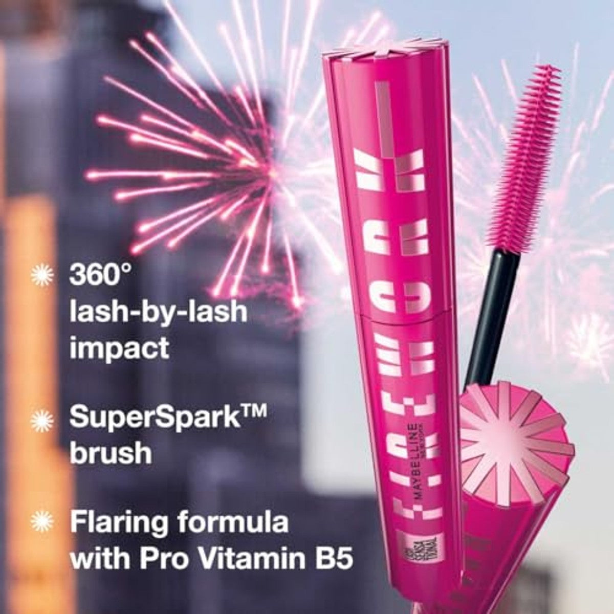 MAYBELLINE Lash Sensational Firework Mascara Very Black 10 ml - 3 stuks