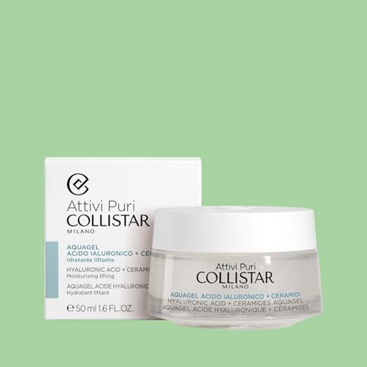 Collistar Attivi Puri Hyaluronzuur + Ceramide Aquagel 50 ml - 3-pack