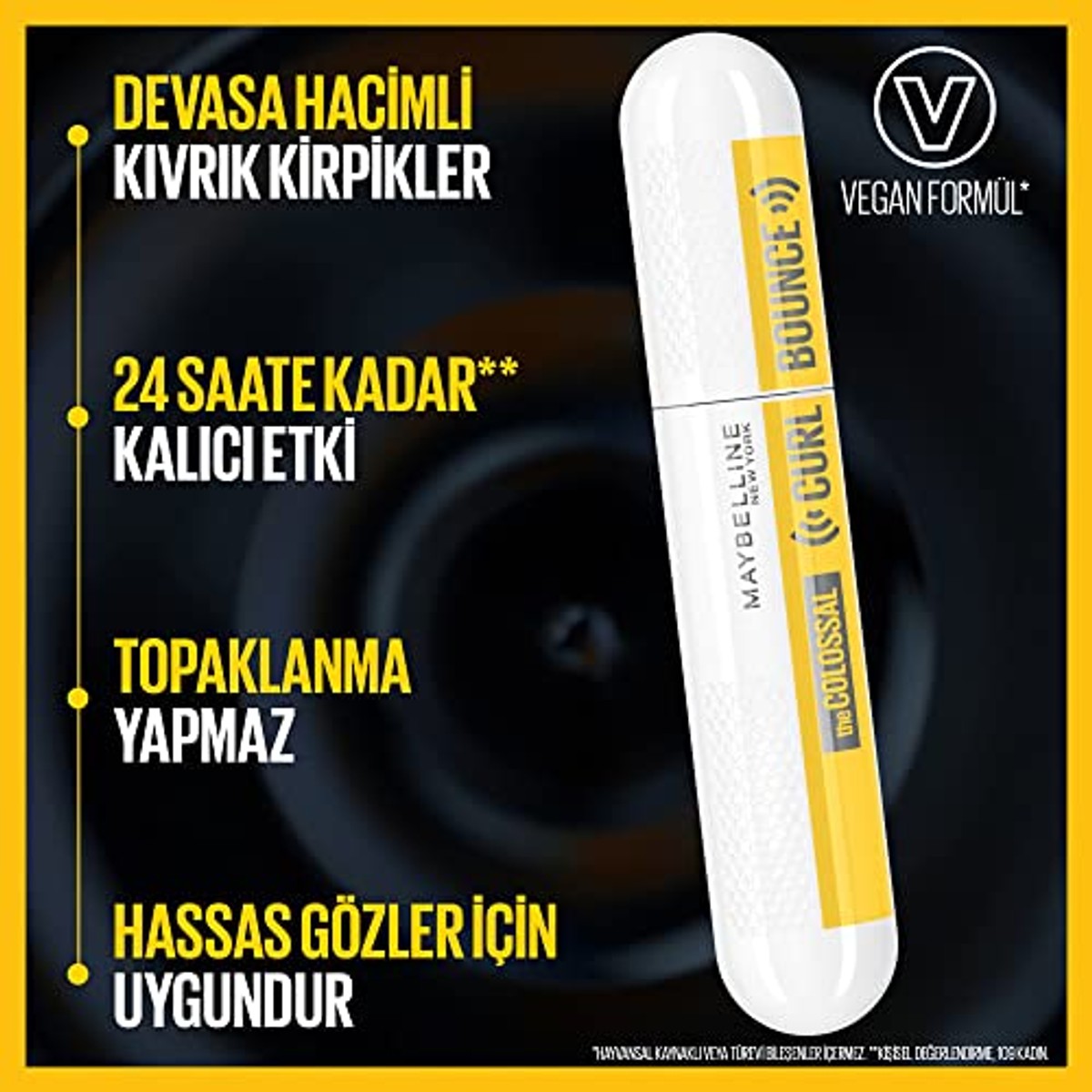 MAYBELLINE Colossal Curl Bounce Mascara zeer zwart 1 x 10 ml - 6 stuks