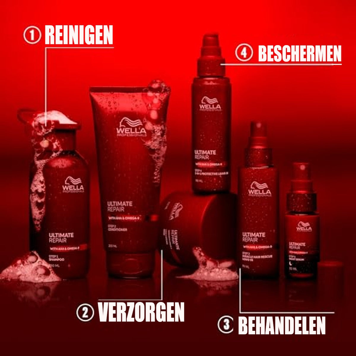 Wella Professionals Ultimate Repair Shampoo - 3-pack – foto 4