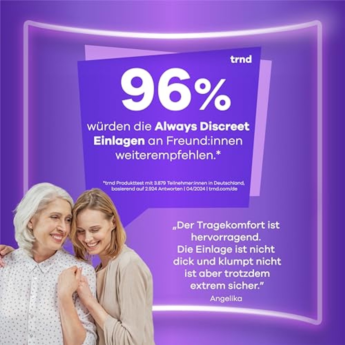 Always Discreet Inlegkruisjes Long Plus maandpakket 64 stuks – Always Discreet