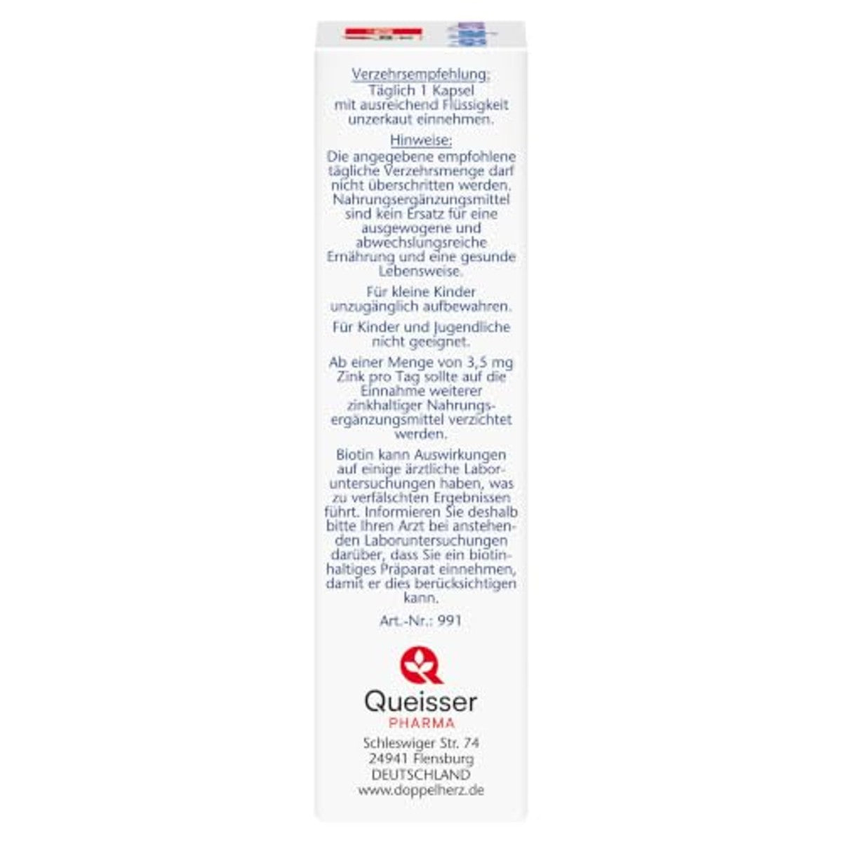 Doppelherz Extra Vaste Nagels Voedingssupplement 30 Capsules - 6-pack