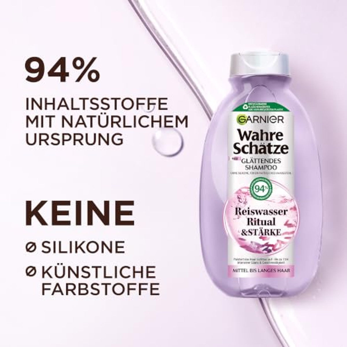 Garnier Wahre Schätze Rijstwater Ritual & Stärke 250 ml – Garnier