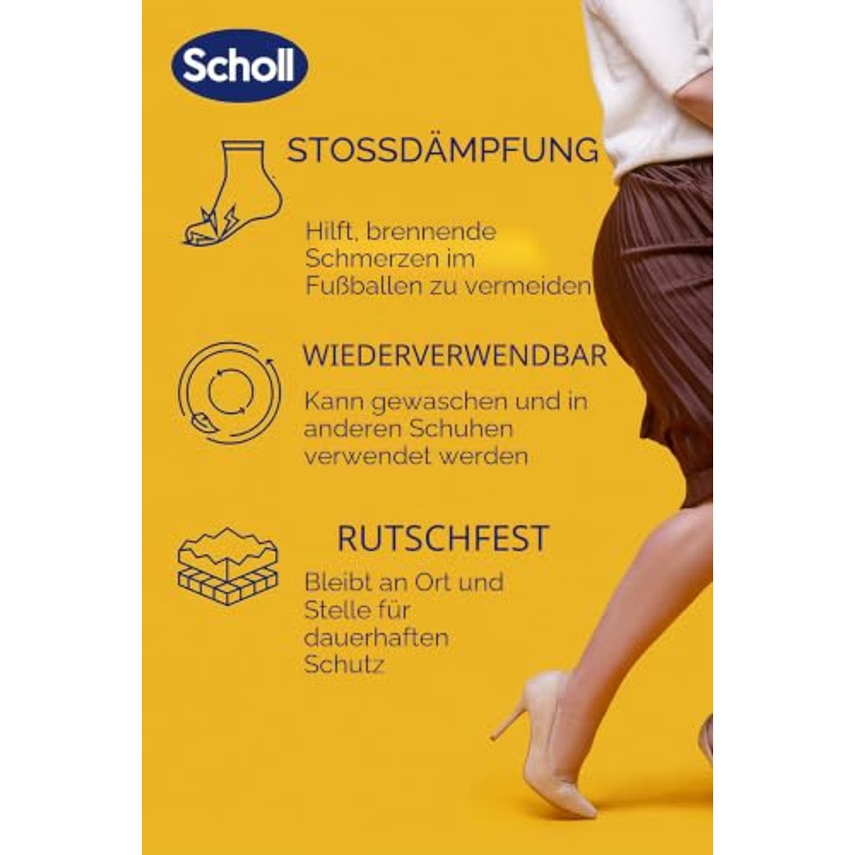 Dr. Scholl's Party Feet Almohadilla Plantar 2U - 3-pack
