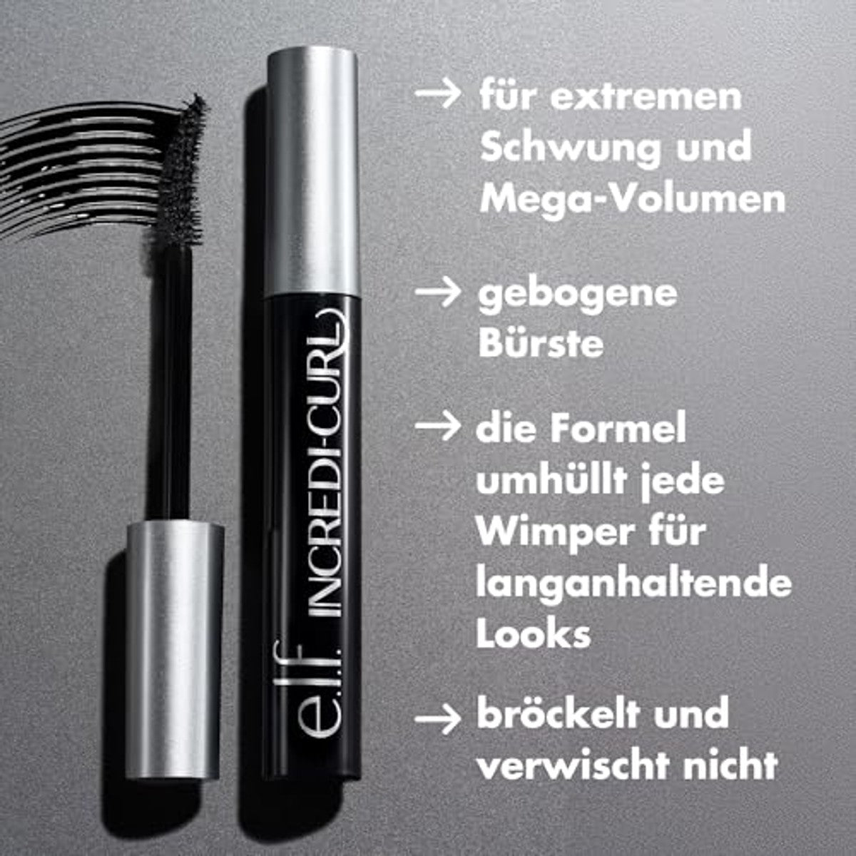 e.l.f. Incredi-Curl Mascara donkerbruin - 6 stuks