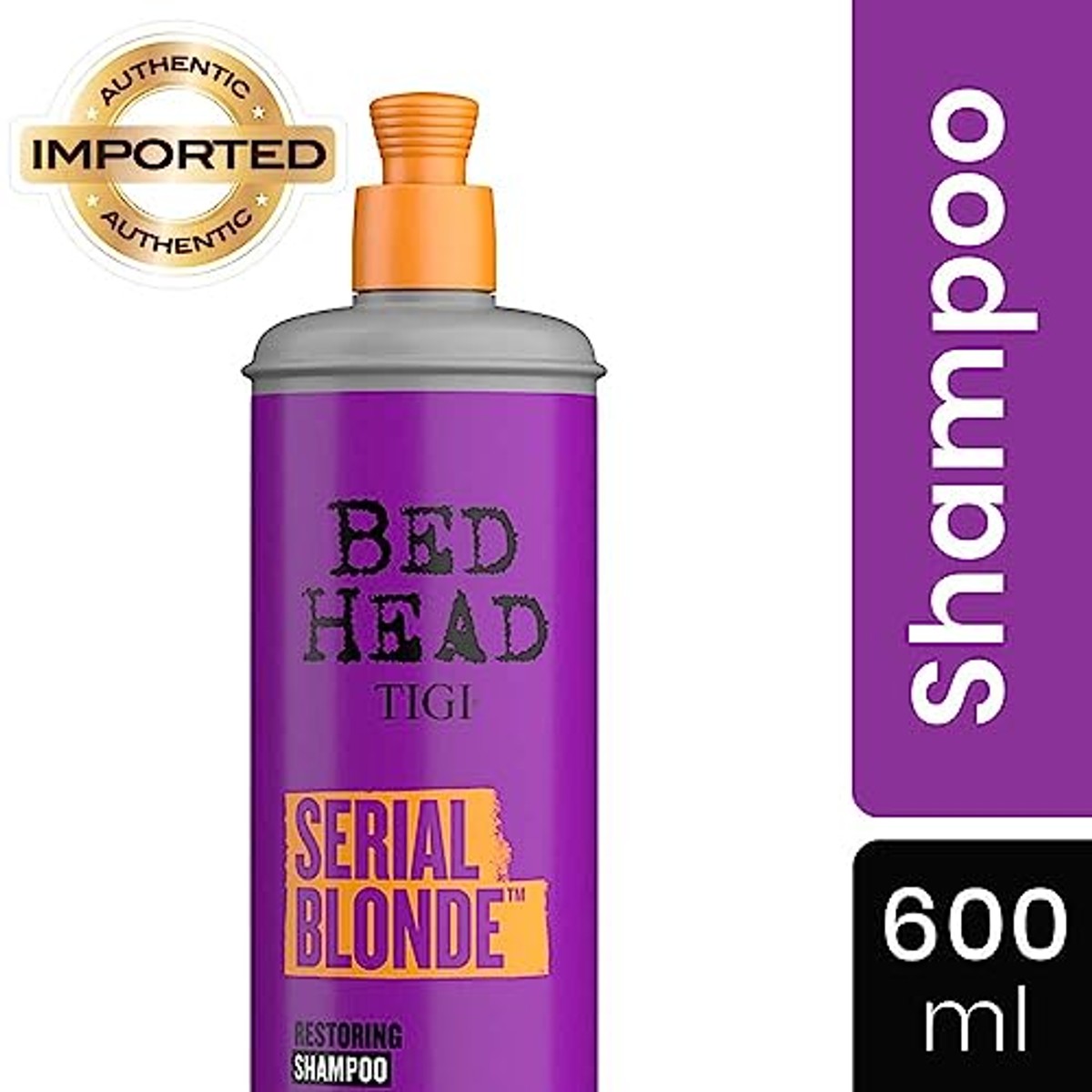 TIGI Bed Head Serial Blonde Shampoo voor Beschadigd Blond Haar 600 ml Tropical (Verpakking van 2) - 3-pack